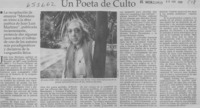Un poeta de culto  [artículo]