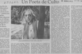 Un poeta de culto  [artículo]