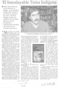 El insoslayable tema indígena  [artículo]