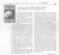 La televisión pública en América Latina  [artículo] Martín Hopenhayn