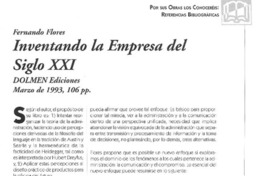 Inventando la empresa del siglo XXI  [artículo] Klaudio Araya Pizarro