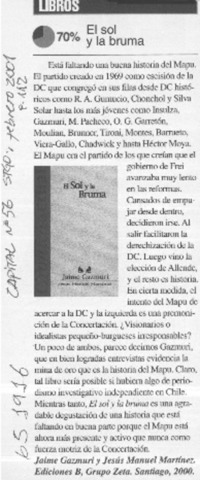 El sol y la bruma  [artículo]