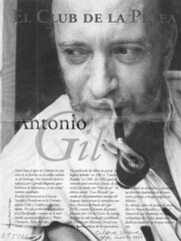 El club de la pelea, Antonio Gil  [artículo] Patricio Heim