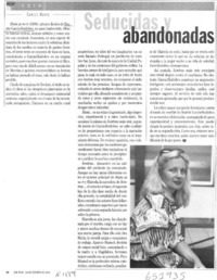 Seducidas y abandonadas  [artículo] Camilo Marks