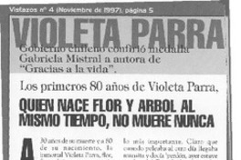 Quien nace flor y árbol al mismo tiempo, no muere nunca  [artículo]