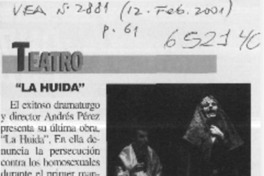 "La huida"  [artículo]