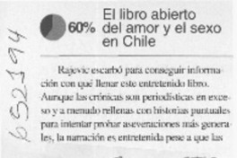 El libro abierto del amor y el sexo en Chile  [artículo]