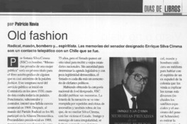 Old fashion  [artículo] Patricio Navia