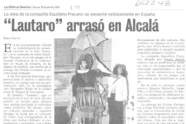 "Lautaro" arrasó en Alcalá  [artículo] Renato Castelli