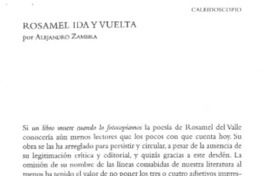 Rosamel ida y vuelta