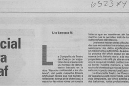 Recado confidencial de Elicura Chihuailaf  [artículo] Lito Carrasco M.