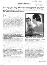 Gonzalo Contreras Santigo es pavoroso  [artículo] Francisca Cafati