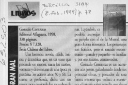 El gran mal  [artículo] Gloria Guerra