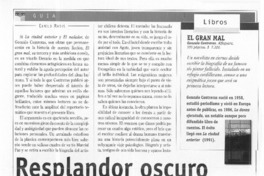 Resplandor oscuro  [artículo] Camilo Marks