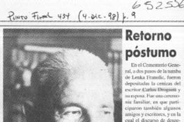 Retorno póstumo  [artículo]