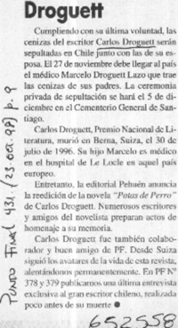 Droguett  [artículo]