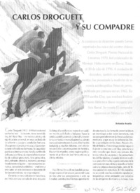 Carlos Droguett y su compadre