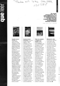 Cuando éramos inmortales  [artículo] Graciela Romero