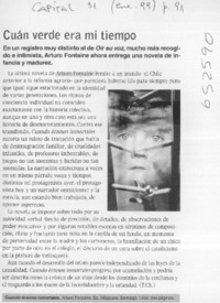 Cuán verde era mi tiempo  [artículo] T. Ch.