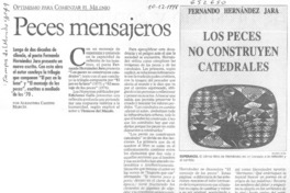 Peces mensajeros  [artículo] Alejandra Cassino Marcel