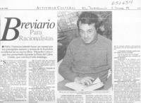 Brevario para racionalistas  [artículo]