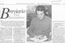 Brevario para racionalistas  [artículo]