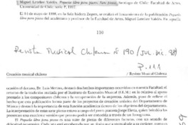 Pequeño libro para piano, siete piezas  [artículo] Inés Grandela