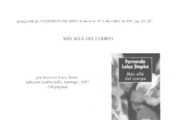 Más allá del cuerpo
