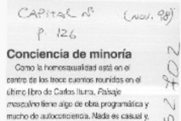 Conciencia de minoría  [artículo] T. Ch.