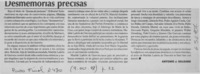 Desmemorias precisas  [artículo] Antonio J. Salgado