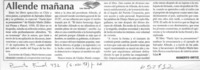 Allende mañana  [artículo] Roberto Ortiz
