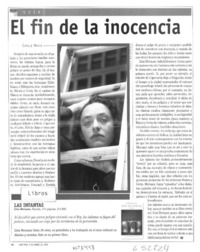 El fin de la inocencia  [artículo] Camilo Marks