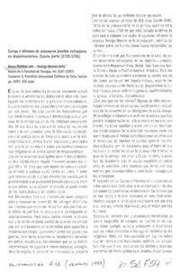 Cartas e informes de misioneros jesuitas extranjeros de Hispanoamérica  [artículo] Marciano Barrios Valdés