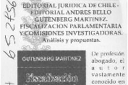 Fiscalización parlamentaria y comisiones investigadoras  [artículo]