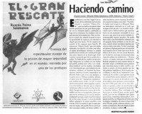 Haciendo camino  [artículo] Martín Pajaro Pardo