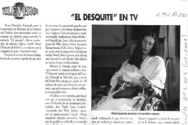 "El desquite" en TV  [artículo]