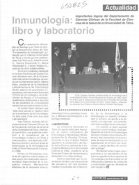 Inmunología, libro y laboratorio  [artículo]