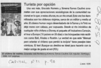Turista por opción  [artículo] P. D.