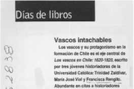 Vascos intachables  [artículo] V. C.