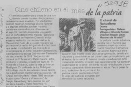 Cine chileno en el mes de la patria  [artículo]