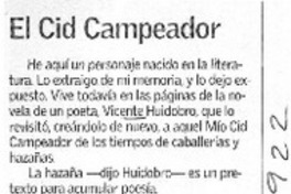 El Cid Campeador
