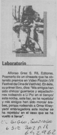 Laboratorio  [artículo]