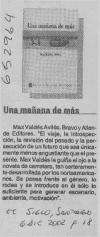 Una mañana de más  [artículo]