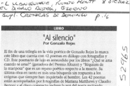 "Al silencio"  [artículo]