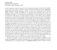 Imperfecto exilio  [artículo] Cristián Gómez O.