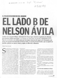 El lado B de Nelson Avila  [artículo] Ximena Pérez Villamil