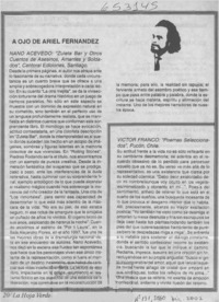 "Zuleta Bar y otros cuentos de asesinos, amantes y soldados"  [artículo] Ariel Fernández