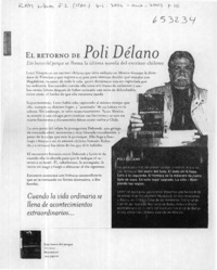 El retorno de Poli Délano  [artículo]