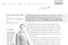 Las crónicas de Edwards Bello  [artículo]