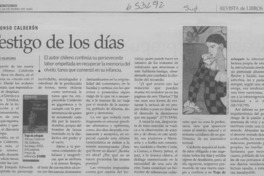 Testigo de los días  [artículo] Mario Valdovinos